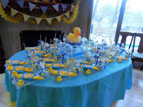 Use as a party favor and let each guest take one home for the children to play with in the tub. Rubber Ducky Baby Shower Decoration Ideas | FREE Printable ...