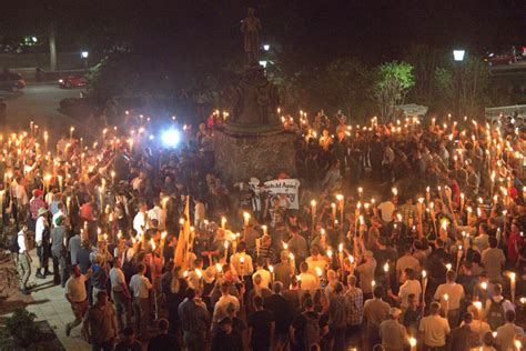 White Nationalists March On University Of Virginia The New York Times