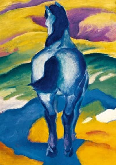 Wandbild Marc Franz Blaues Pferd Ii 7894 Art Galerie