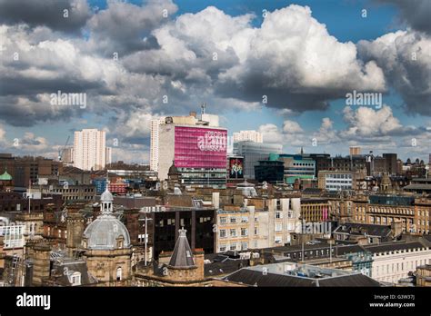 City View Of Glasgow Stock Photo Alamy