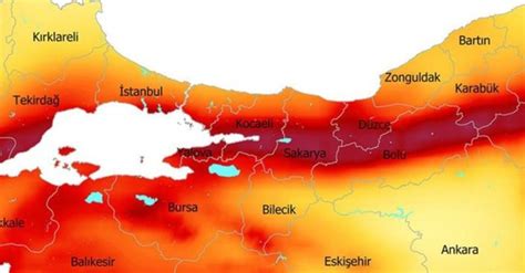 KOCAELİ DEPREM HARİTASI 2023 Kocaeli diri fay haritası ile Kocaeli