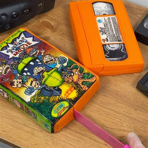 Nickelodeon S Orange VHS Tapes S Nickelodeon Rugrats VHS