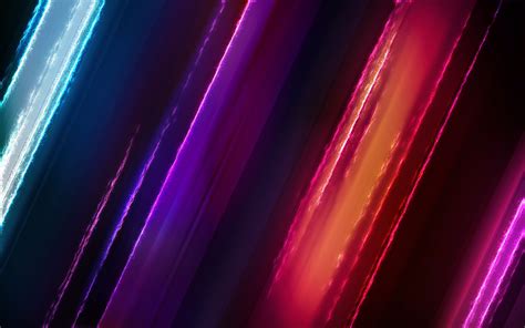 Wallpaper Sunlight Neon Abstract Red Purple Blue Light Color Shape Line 2560x1600