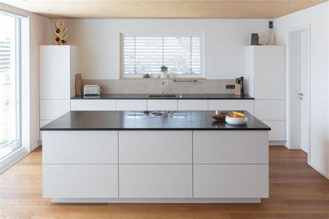 Designer Küche Grifflos Weiße Küche Moderne Kücheninsel Moderne