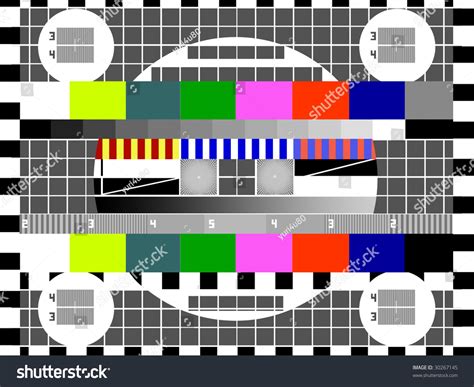 Tv Test Screen Illustration Stock Illustration 30267145 Shutterstock