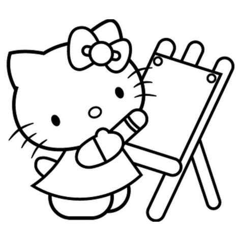 Jual Gambar Mewarnai Hello Kitty 3 Shopee Indonesia