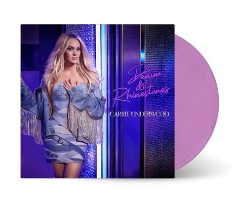 out now carrie underwood s denim and rhinestones on vinyl countryfr com
