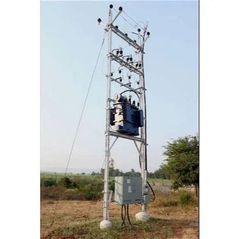 Three Phase Double Pole Transformer Structure At Rs 9000piece In