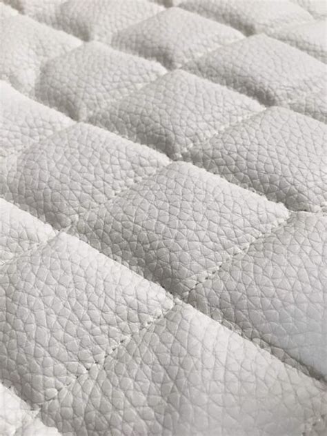 Vinyl Upholstery White 2x3 Diamond Quilted Fabric 38 Foam Backing By
