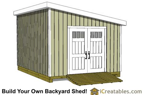 But i haven't built a shed like that so i was wondering if you all had any suggestions for the floor joist. 12x24 Lean To Shed Plans | Build a Large Lean To Shed