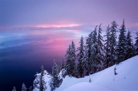 Winter Sunrise At Crater Lake Oregon By David Swindler On 500px ️