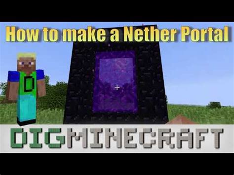 How do you make ender portal? How do you build a nether portal in minecraft ...