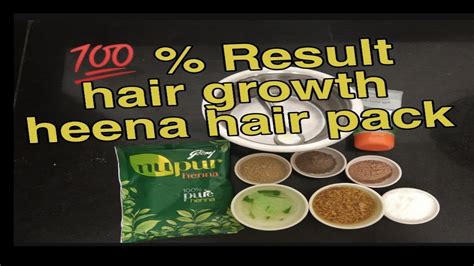 How To Make Henna Mehndi Hair Pack For Hair Growth Reduce Hair Fall Get Long Thick Shiny