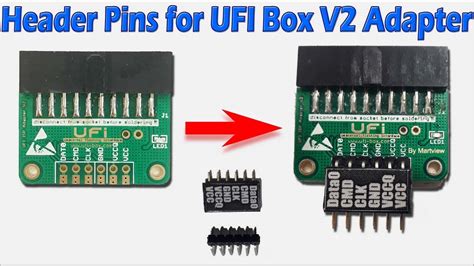 Header Pins For Ufi Box V Adapter Modification Before Using How To Modified Ufi V Isp