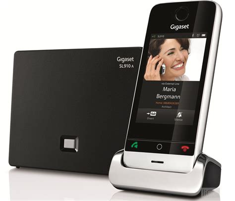 Siemens Gigaset Sl910a Touchscreen Cordless Telephone Ligo Cordless
