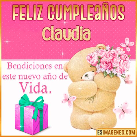 º‿º Feliz Cumpleaños Claudia ️ 32 Tarjetas Y 