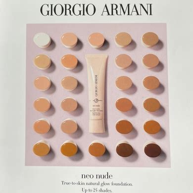 Набор пробников тональной основы Giorgio Armani Neo Nude True To Skin