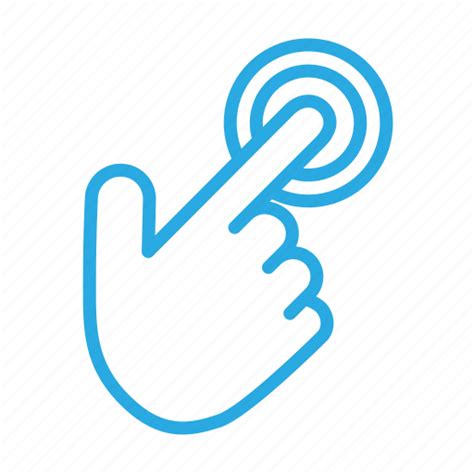 Finger Gesture Hand Mobile Swipe Tap Touch Icon