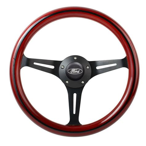 1949 1957 Ford Pick Up Truck Black Split Spoke Custom Steering Wheel