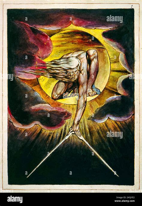 William Blake The Ancient Of Days Painting 1794 Stock Photo Alamy