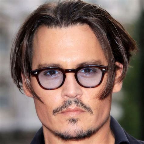 Buy Vintage Clear Tinted Lens Johnny Depp Glasses Frame Retro Male Sunglasses