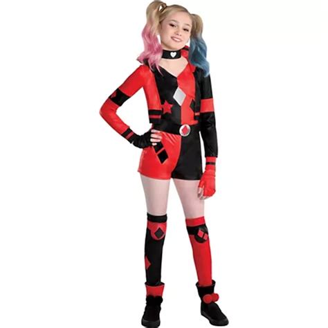 Kids Harley Quinn Deluxe Costume Dc Comics Party City