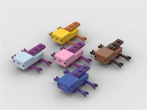 Minecraft Axolotls From Bricklink Studio Bricklink