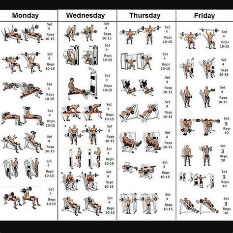 Pin By Shadi Alallam On Fitness Workout Chart Gym Workout Chart Gym
