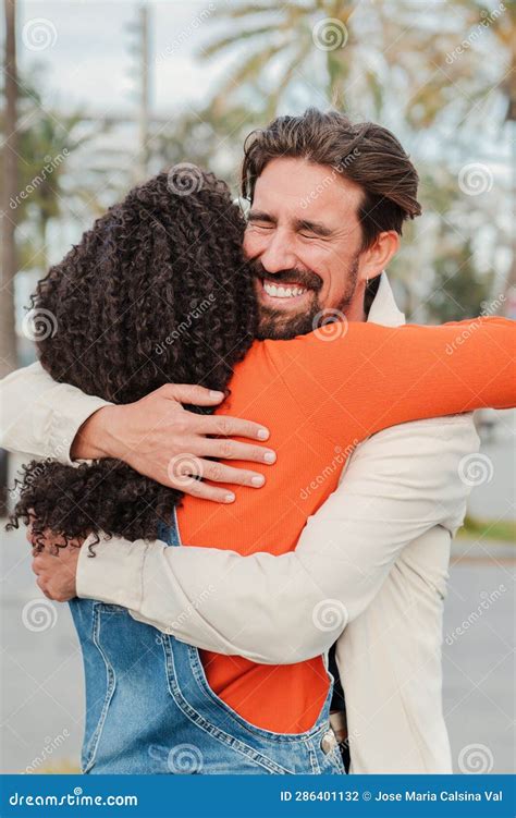 Vertical Portrait Passionate Encounter Of A Couple In Love Embraced