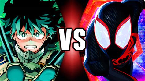 Izuku Midoriya Vs Miles Morales By Rupturedsky776 On Deviantart