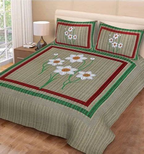 Cotton Jaipur Floral Mandala Printed Double Bedshhet Size 90x100 Inch At Rs 250 Piece In Jaipur