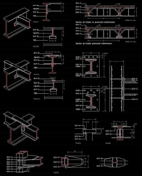 Free Steel Structure Details 5 Free Autocad Blocks And Drawings