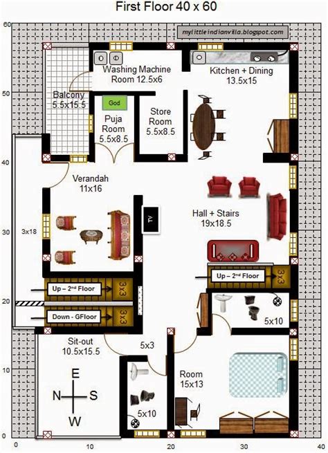 28 House Plan Style House Plan Drawing West Facing