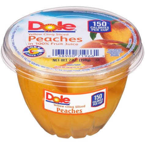 Dole Sliced Peaches 7oz Breakroom Choices