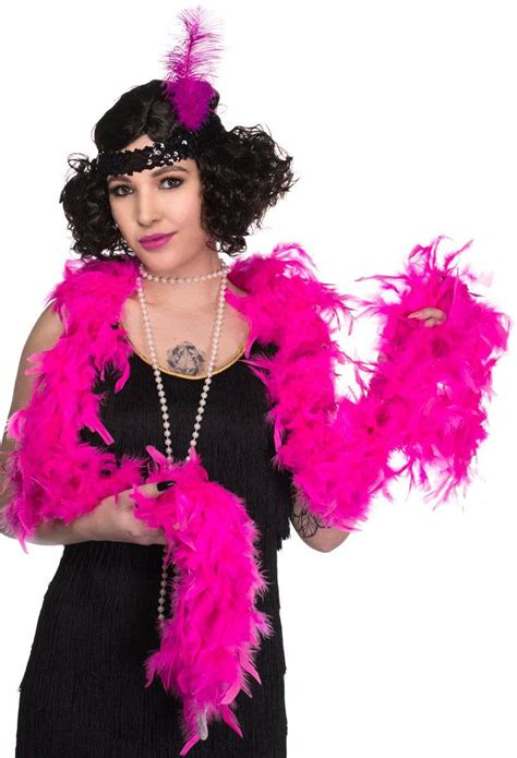 Burlesque Feather Boa In Hot Pink