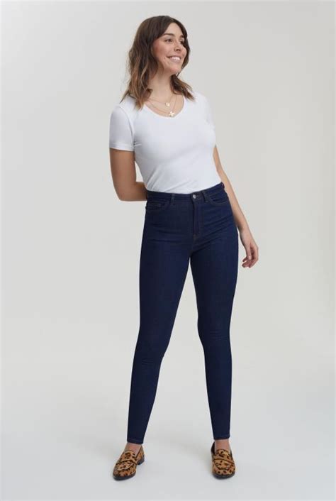 Blue Ultra Stretch Skinny Jeans Long Tall Sally