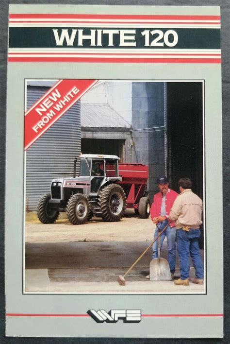 White Farm Equipment Model 120 Tractors Dealer Sales Brochure Ebay