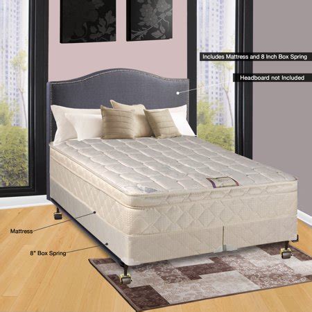 If you have a king bed, a split model makes moving through your home easy. Spinal Solution 9" Pillowtop Fully Assembled Orthopedic ...