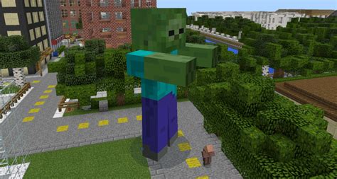 We're a community of creatives sharing everything minecraft! Giant Zombies Mod for MCPE - 9Minecraft.Net