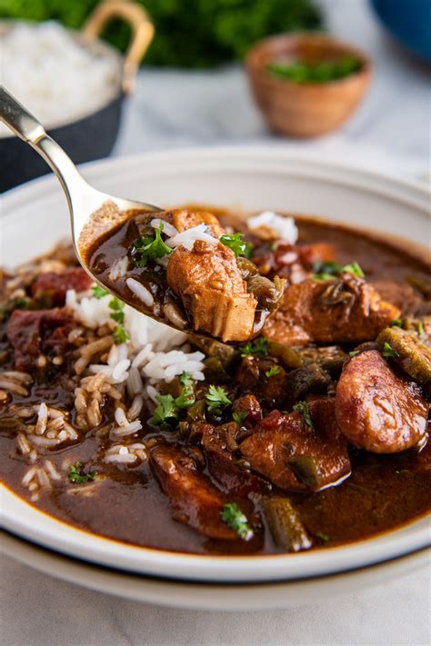 Authentic Chicken And Sausage Gumbo Easy Dinner Ideas