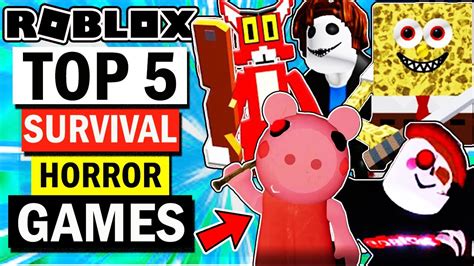 Top 5 Survival Horror Escape Games On Roblox Youtube