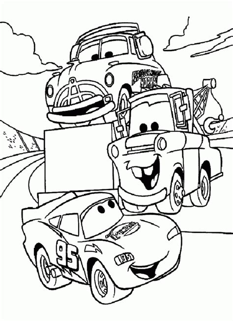 Coloriage Cars Flash Mcqueen Cars 2 Coloriage