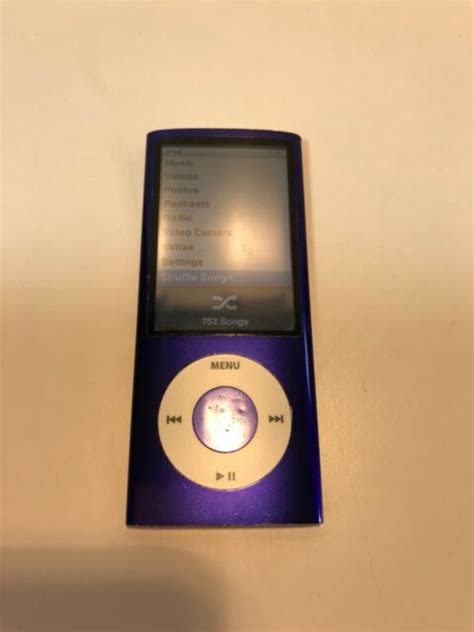 Apple Ipod Nano 5th Gen Camera A1320 8gb Purple Ebay