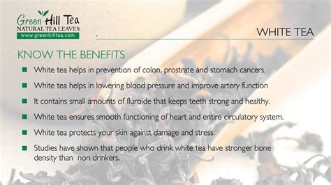 White tea rinses can be used on all hair types but are especially beneficial for people with light hair like blondes and red heads, natural or dyed. White Tea: White Tea Health Benefits and Preparation - YouTube