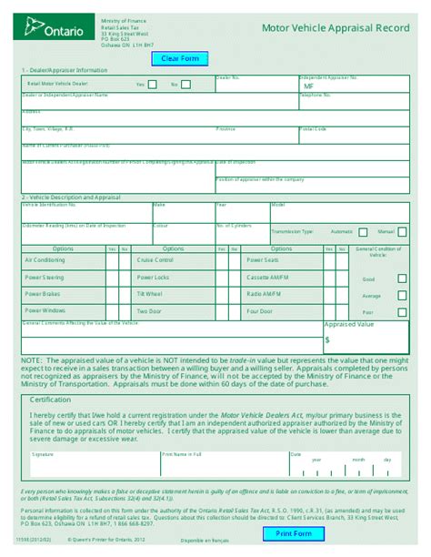 Form 1159e Fill Out Sign Online And Download Fillable Pdf Ontario