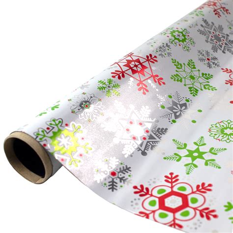 A Roll Of 70cm X 200cm Foil T Wrap Gold With Swirls Design