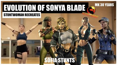 Recreating 30 Years Of Sonya Blade From Mk1 To Mk11 Youtube