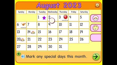 Starfall Calendar August 2023 Is Here Youtube