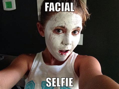 So When You Need To Relax But Still Have Fun Take A Facial Selfie