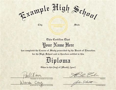 Ged Diploma Template Database